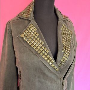 •HP• Nikibiki Studded Moto Jacket